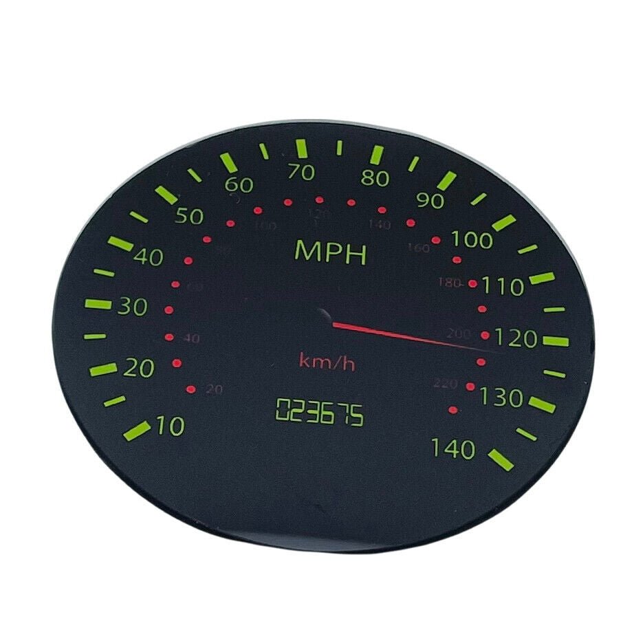 Speedometer Glass Drink Coasters Set of 6