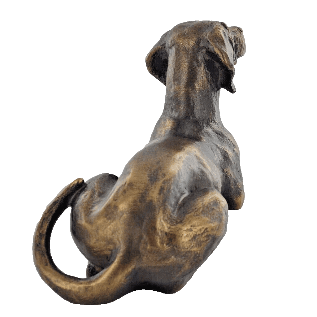 Weimaraner Dog Figure Bronze Effect By Harriet Glen