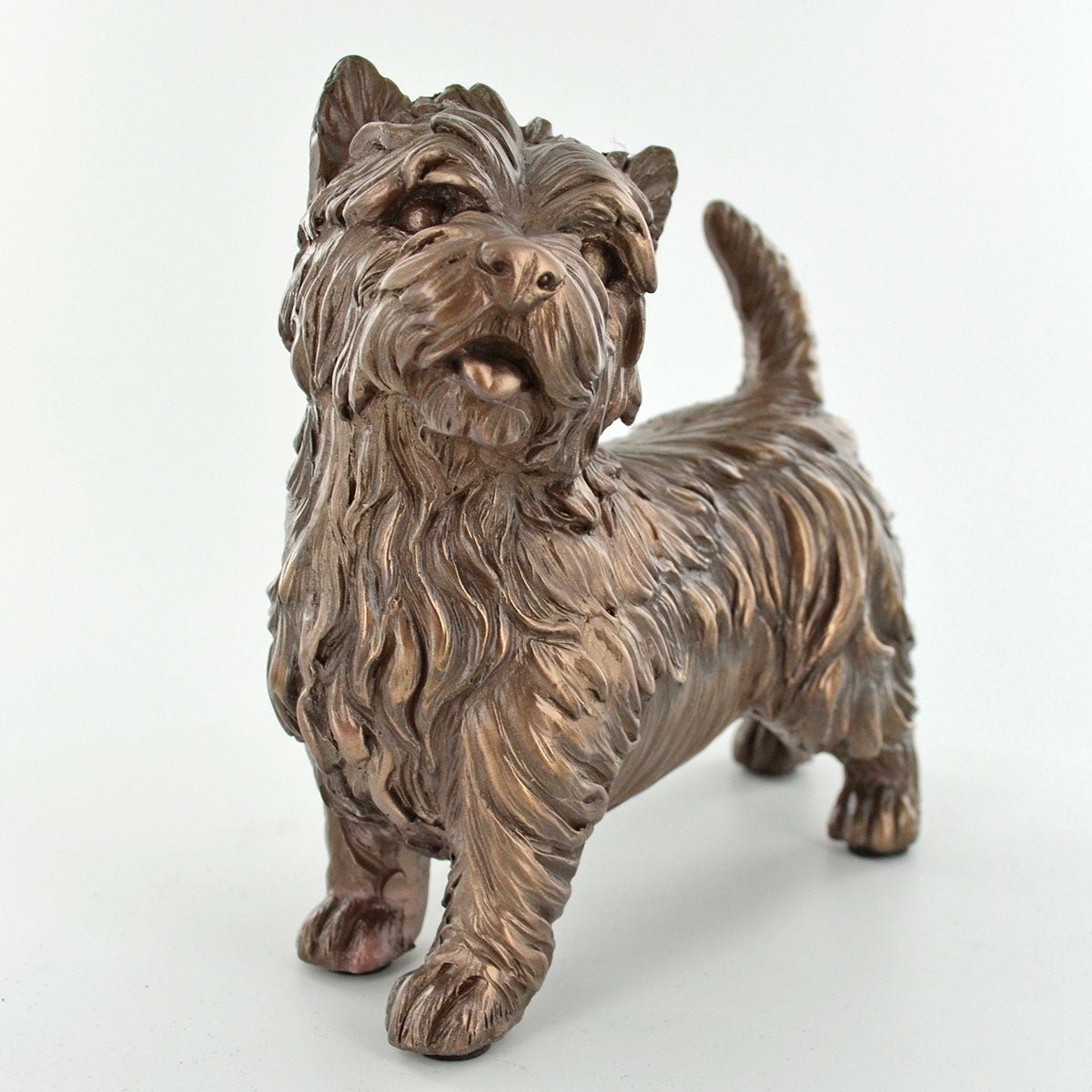 West Highland Terrier Dog Figure Cold Cast Bronze Westie