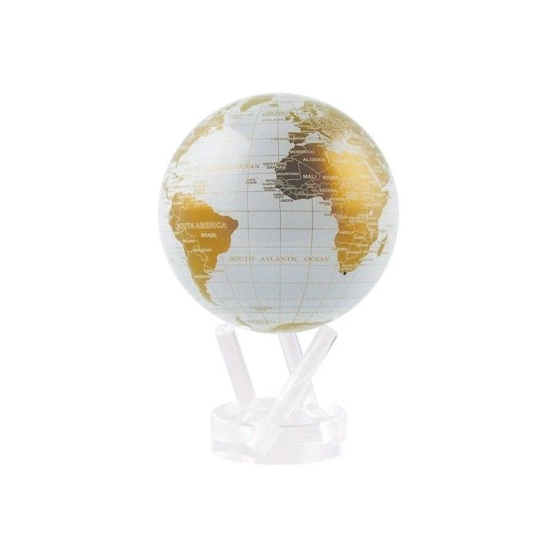 MOVA White & Gold 4.5" Globe