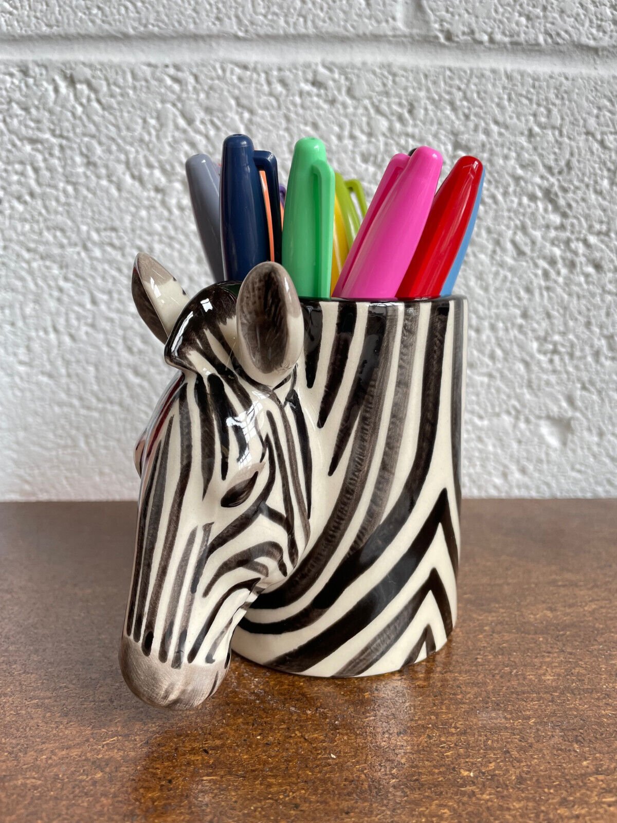 Zebra Pencil Pot