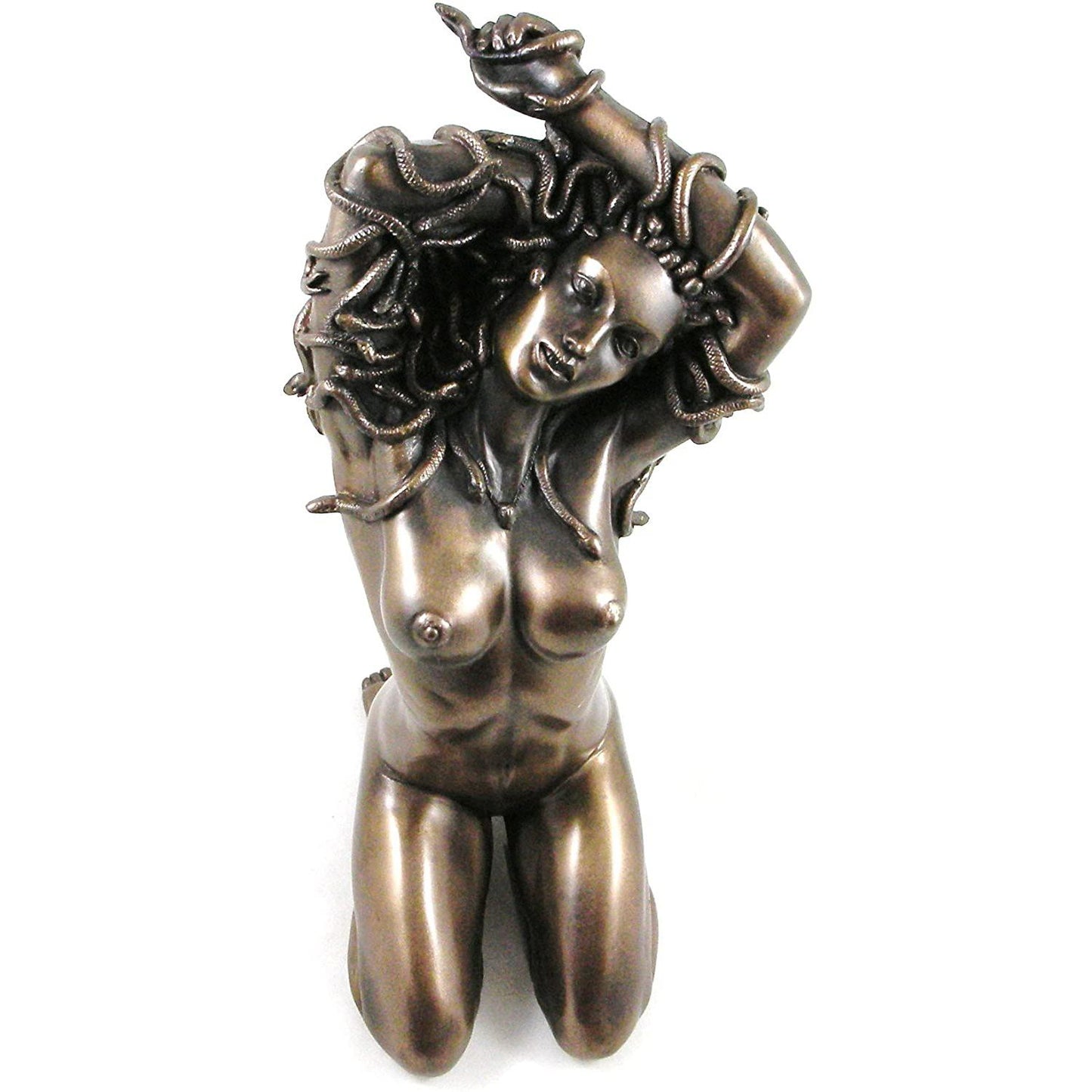 Temptation Of Medusa Sculpture In Cold Cast Bronze