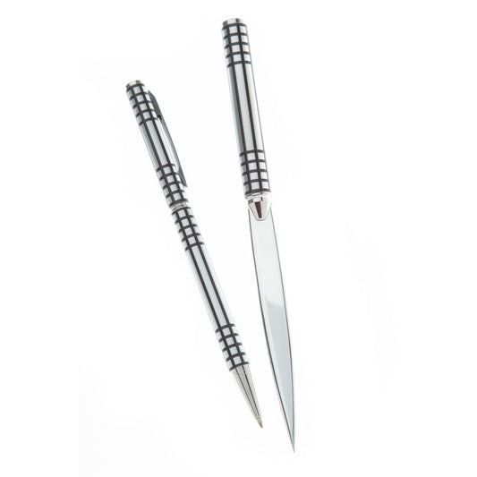 Pen & Letter Opener Gift Set Mackintosh Lattice Design