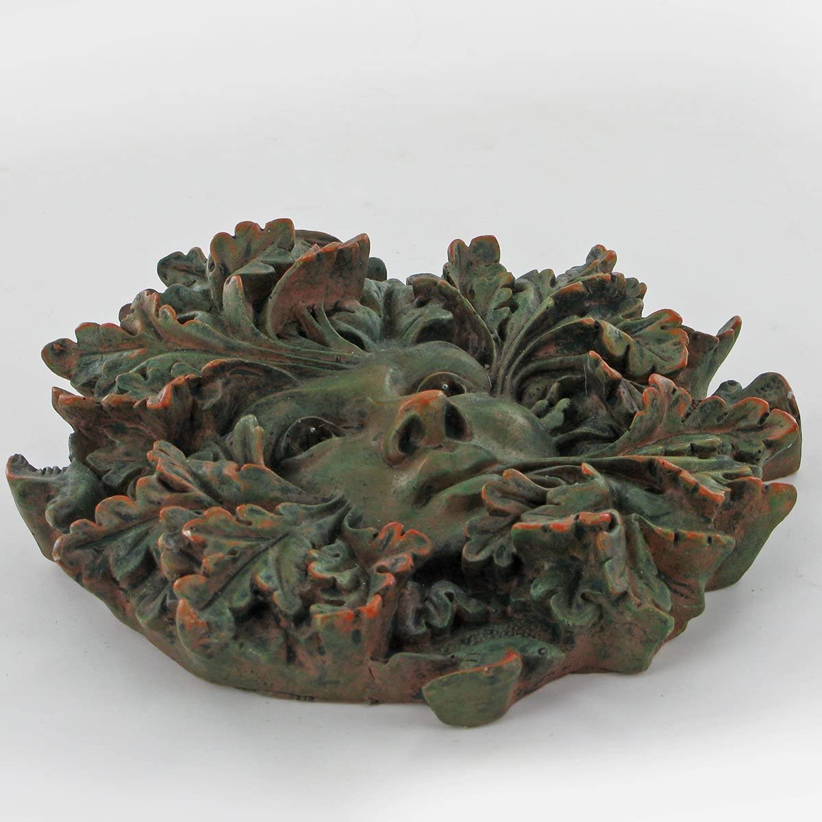 Green Spirit Greenman Face Decorative Wall Plaque - Present Days