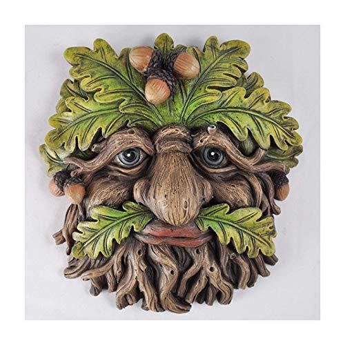 Tree Ent Face Wall Plaque Trunkcorn Garden, Greenman