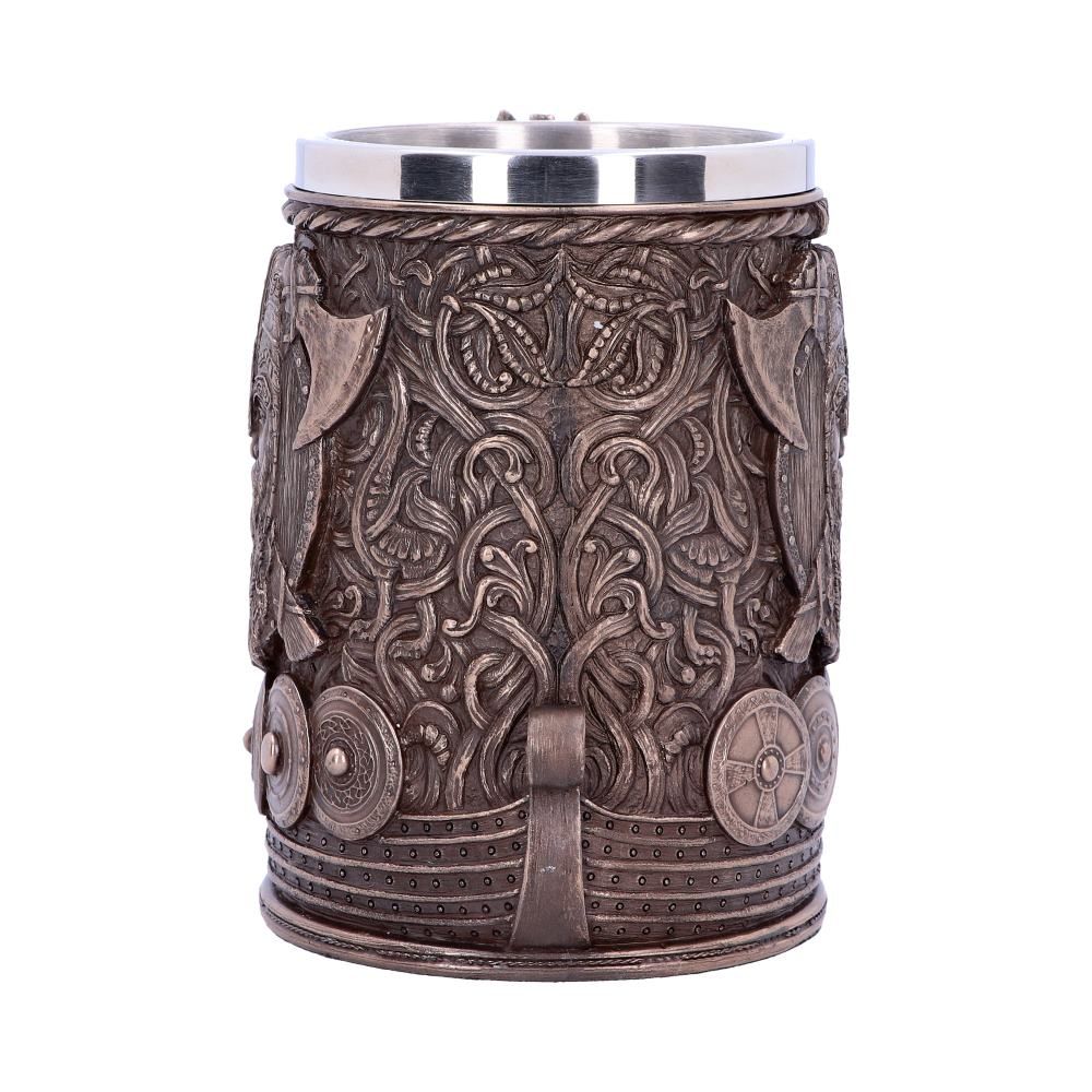 Viking Tankard Drakkar Dragon Boat With Lining