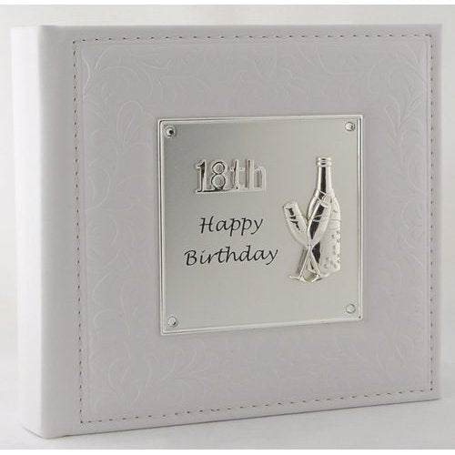 18th Happy Birthday Deluxe Photo Album For 6x4 Photos