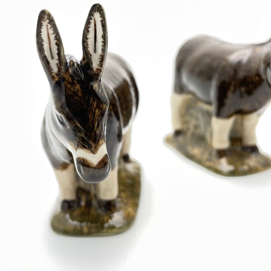 Brown Donkey Salt and Pepper Shakers