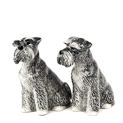 Schnauzer Dog Salt & Pepper Shaker Set