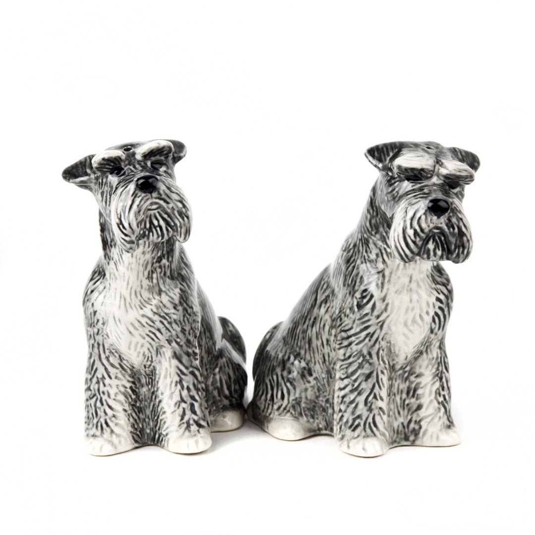 Schnauzer Dog Salt & Pepper Shaker Set