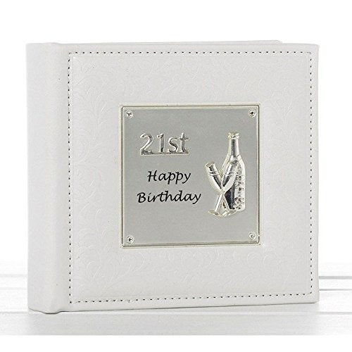 21st Happy Birthday Deluxe Photo Album For 6x4 Photos