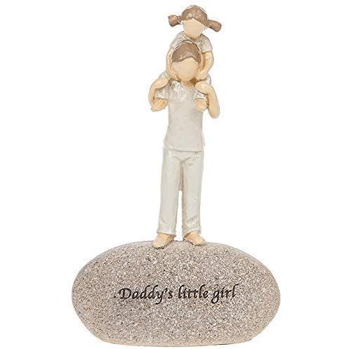 Daddy's Little Girl Sentimental Pebble Figure