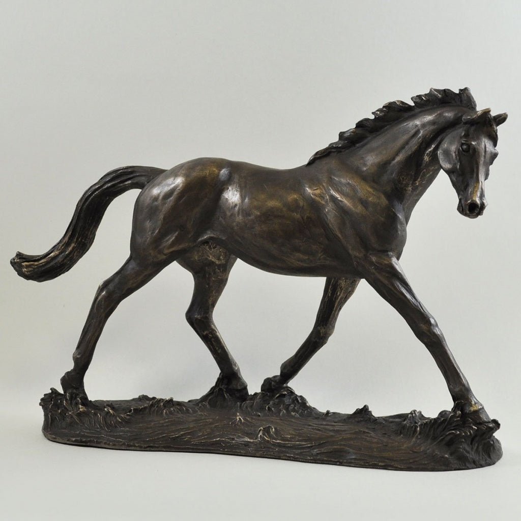 Horse Figure Signed Harriet Glen Cold Cast Bronze Elegance