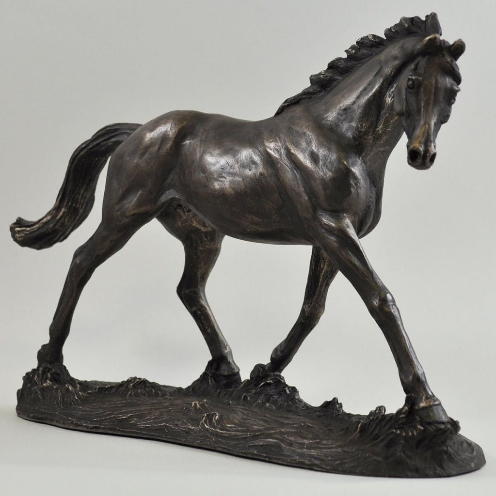 Horse Figure Signed Harriet Glen Cold Cast Bronze Elegance