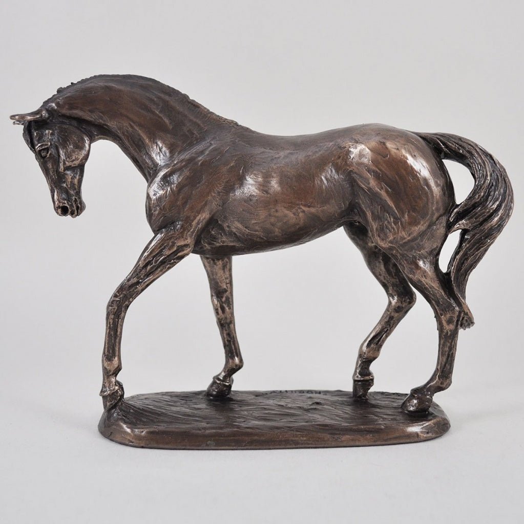 Horse Figure Signed Harriet Glen Cold Cast Bronze Nobility