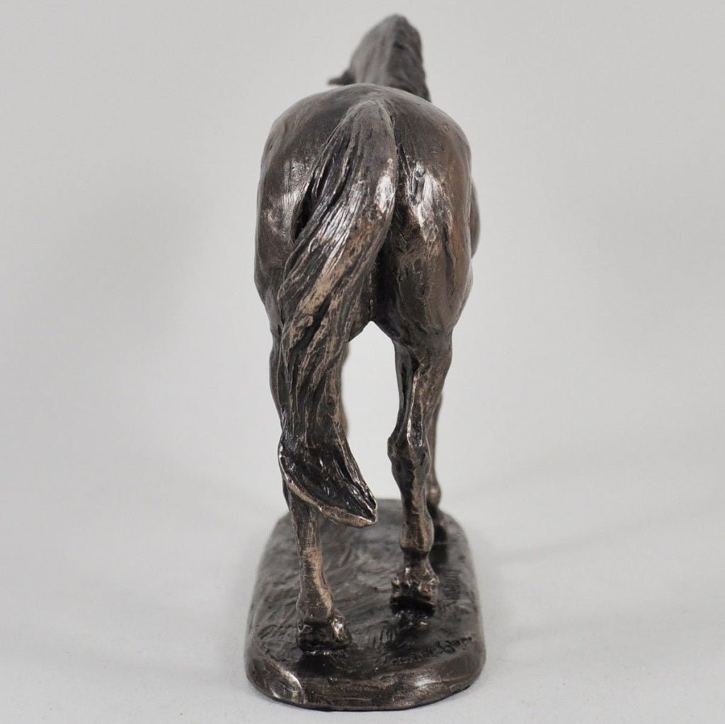 Horse Figure Signed Harriet Glen Cold Cast Bronze Nobility