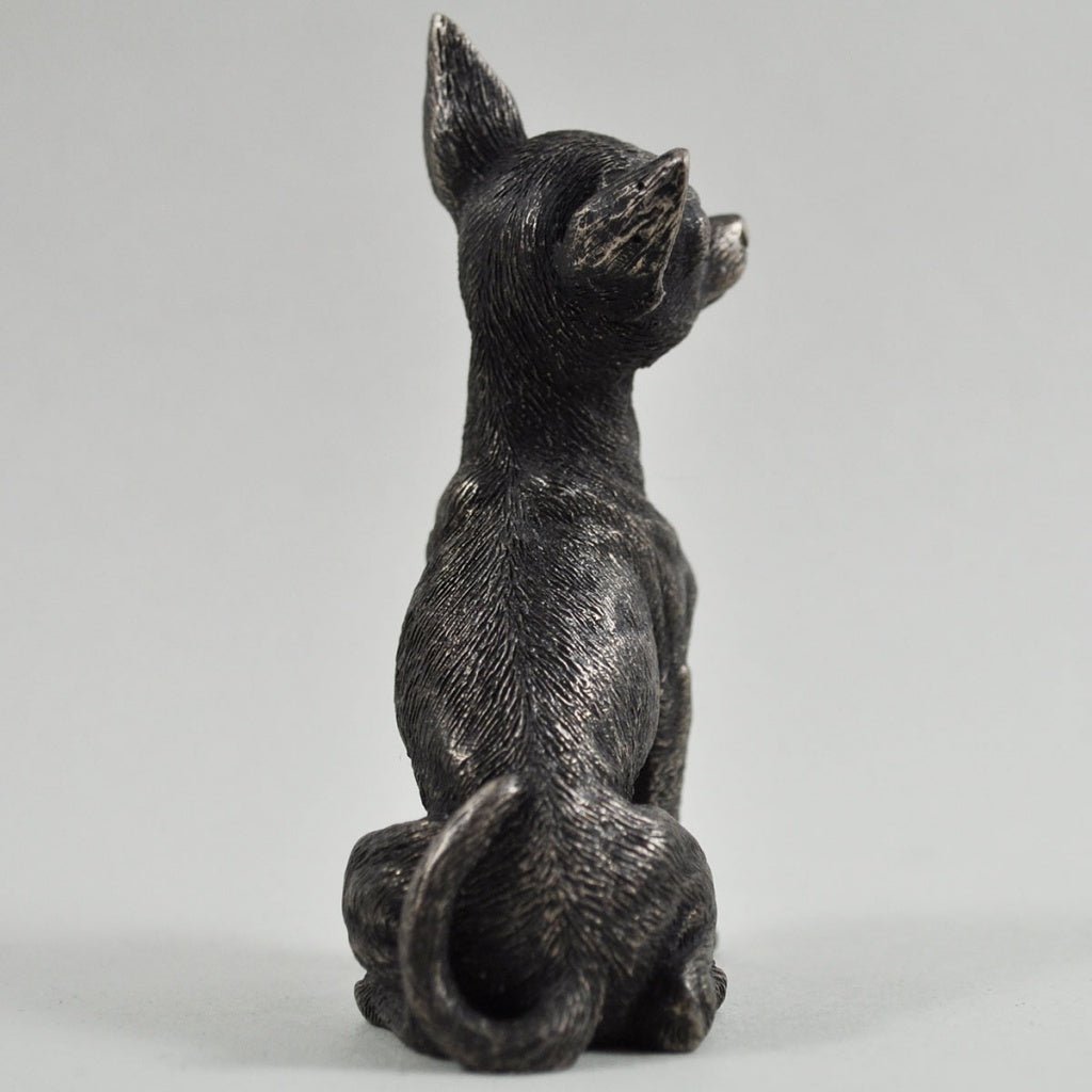 Chihuahua Dog Figure In Cold Cast Bronze - Present Days
