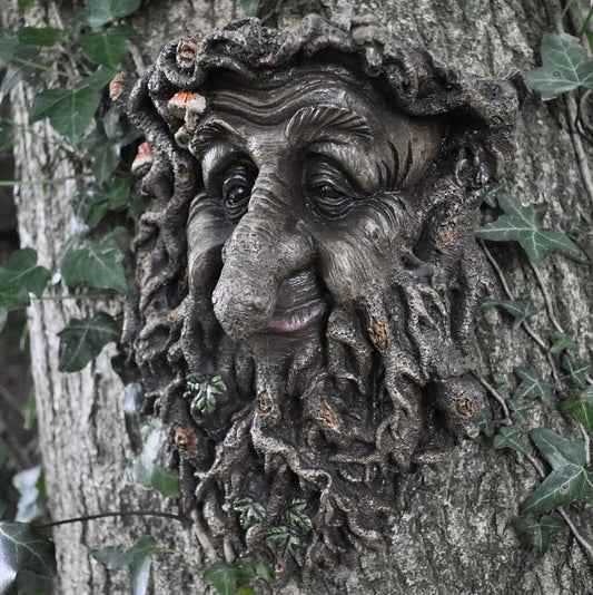 Treant Face Greenman Decorative Wall Plaque