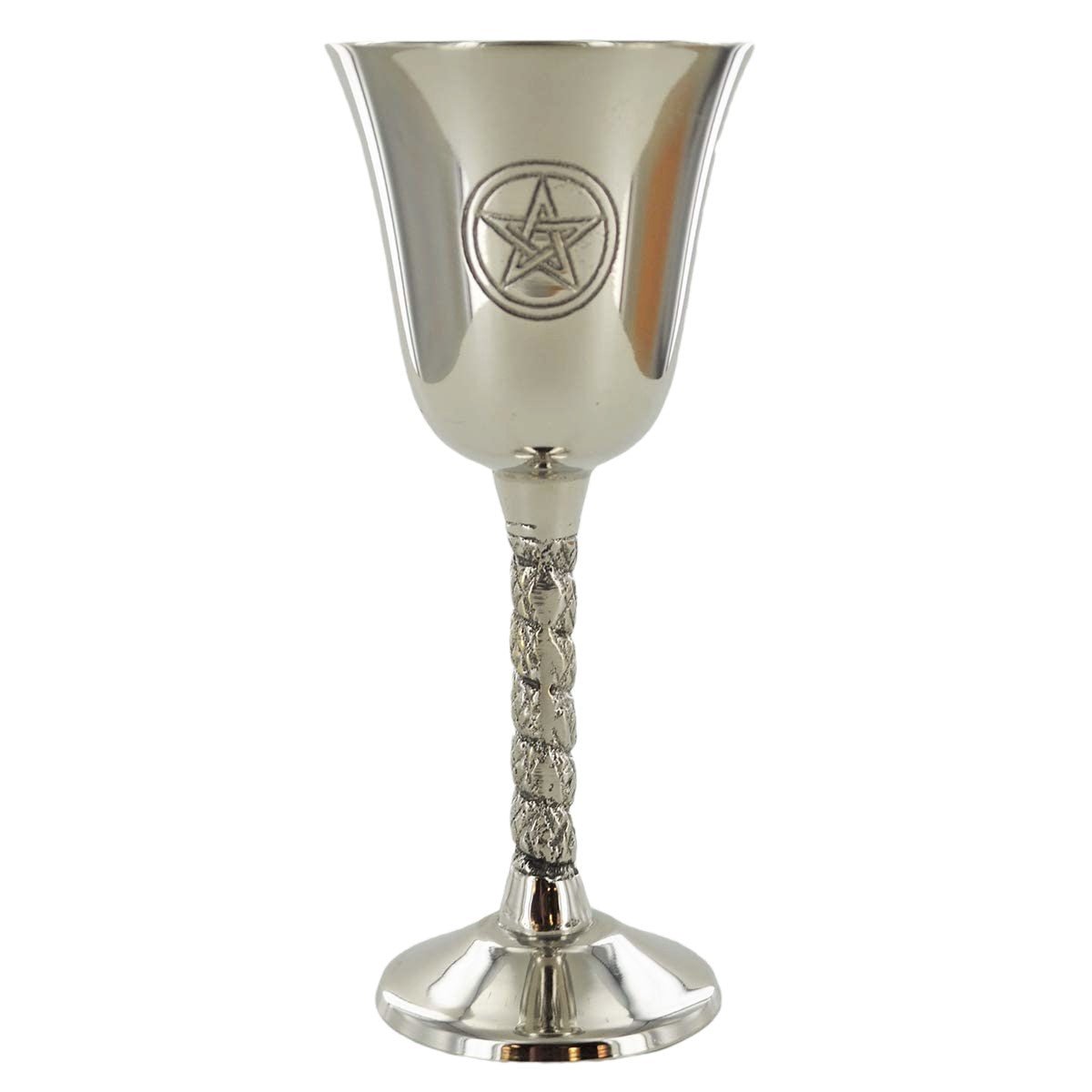 Nickel Goblet Cup With Pentagram Symbol