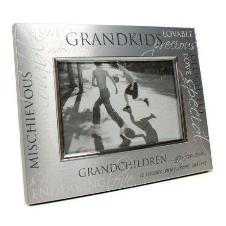 Grandchildren Satin Silver Photo Frame - Grandkids