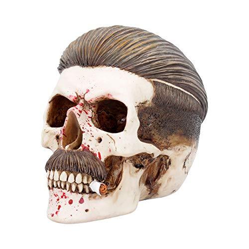 Henchman Skull, Blood Spattered Effect Criminal Smoking Figurine