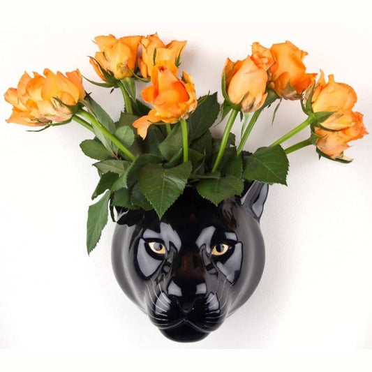 Panther Wall Vase