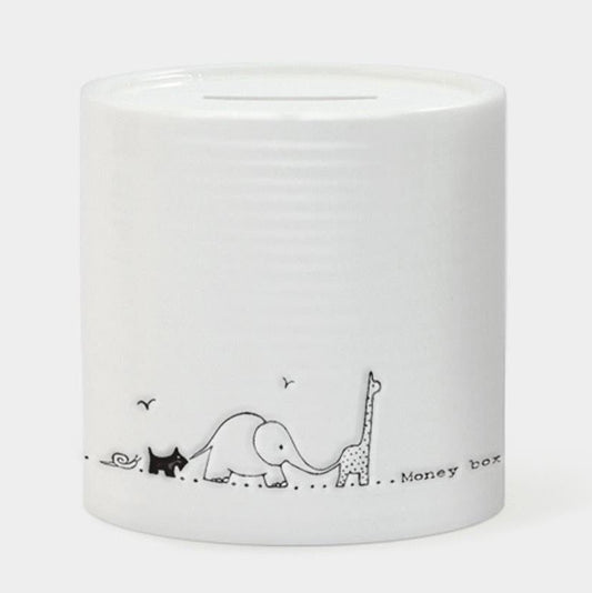 Porcelain Money Box With Animals By East Of India Ideal For Baby