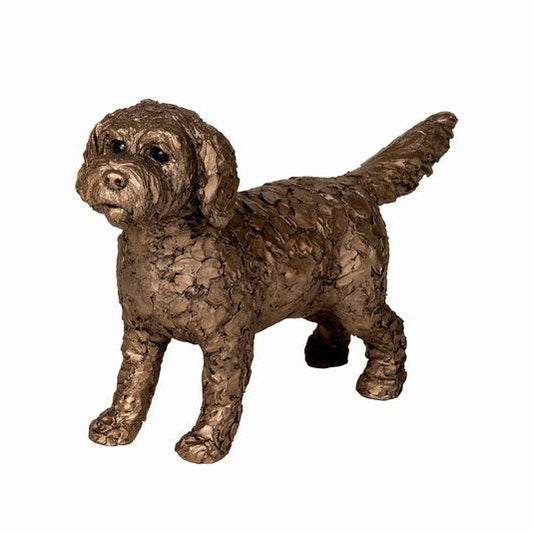 Frith - Sparky Cockapoo Dog Sculpture By Adrian Tinsley