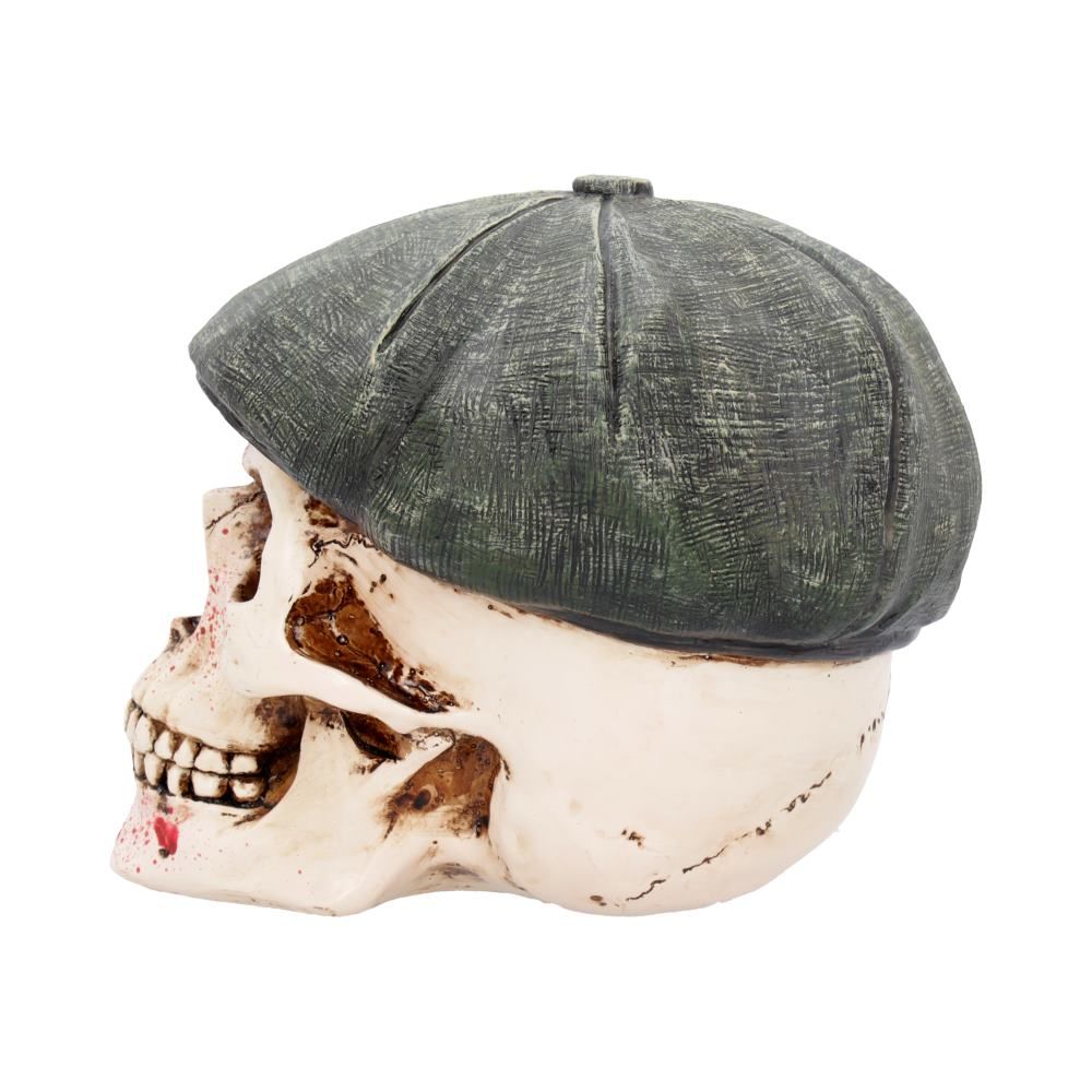 Boss Skull Figurine With Flatcap By Nemesis Now