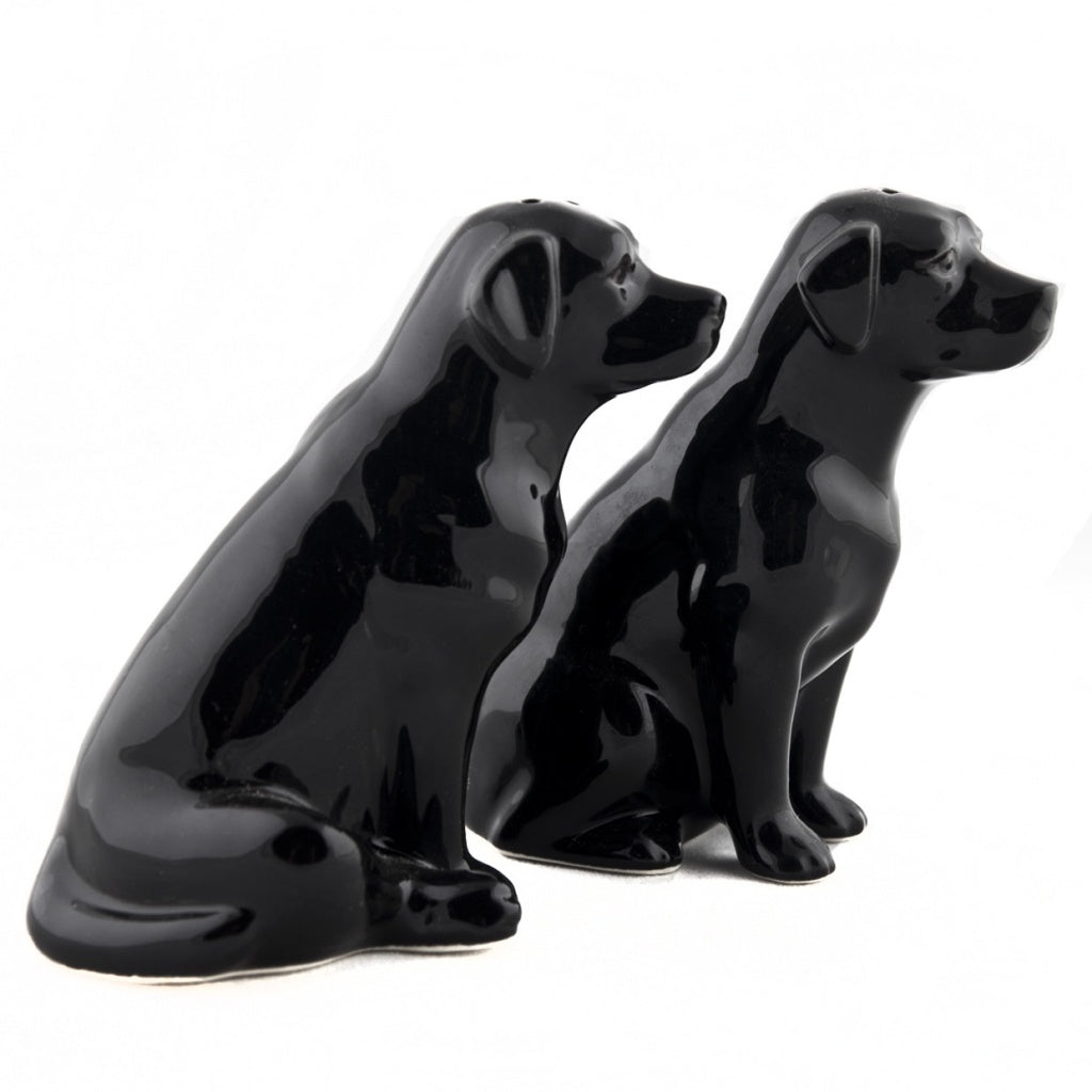 Black Labrador Salt & Pepper Shakers