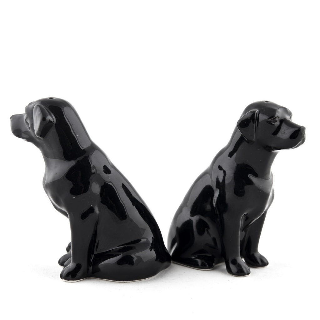 Black Labrador Salt & Pepper Shakers