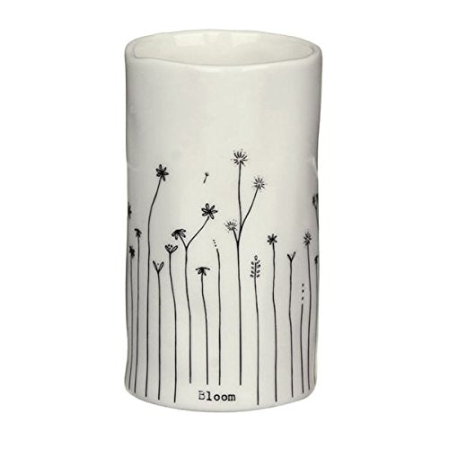 East of India Porcelain Bloom Bud - Flower Vase