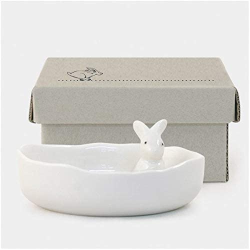 East of India Porcelain Jewellery Dish Some Bunny Loves You
