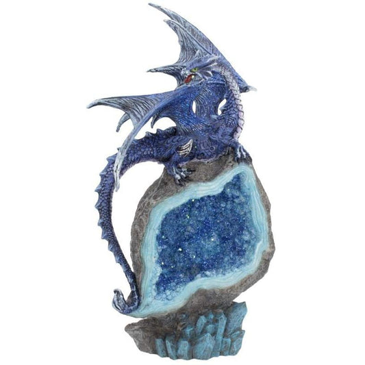 Blue Dragon Crystal Light Up Ornament Cobalt Custodian