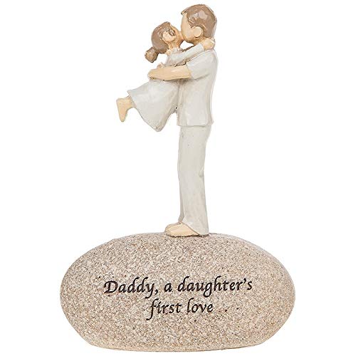 Daddy A Daughters First Love Sentimental Pebble Figure