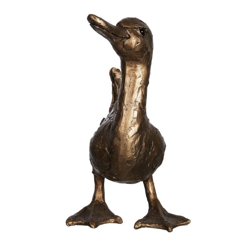 Frith - Dilly Duck With Beak Up Sculpture By Thomas Meadows