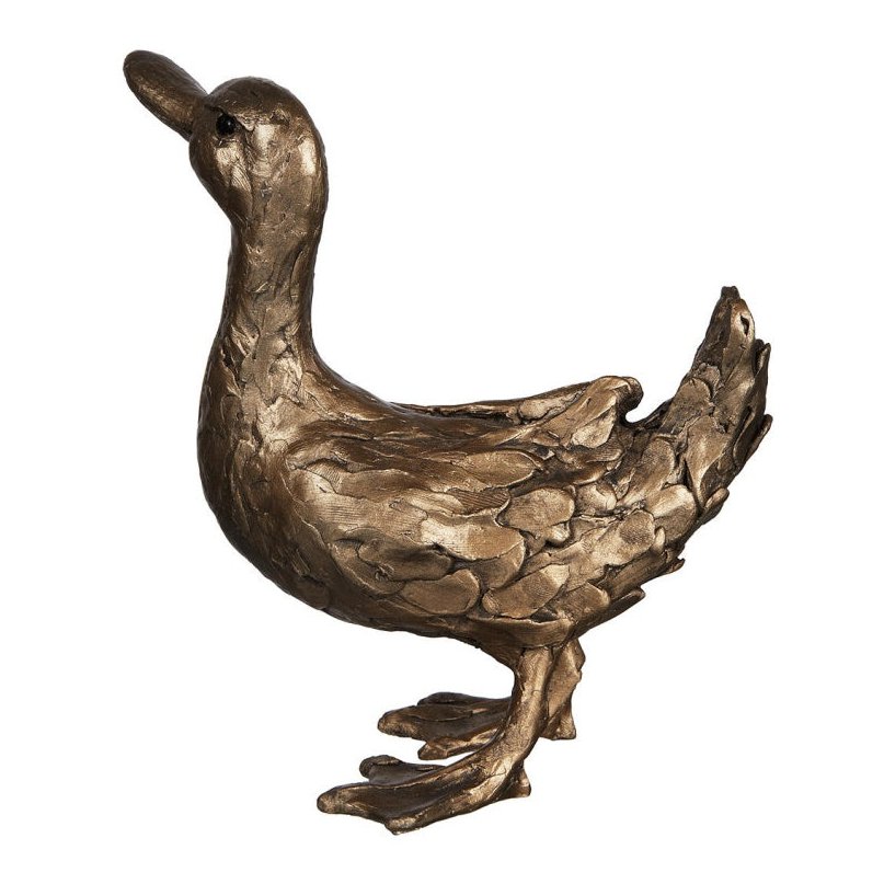 Frith - Dilly Duck With Beak Up Sculpture By Thomas Meadows