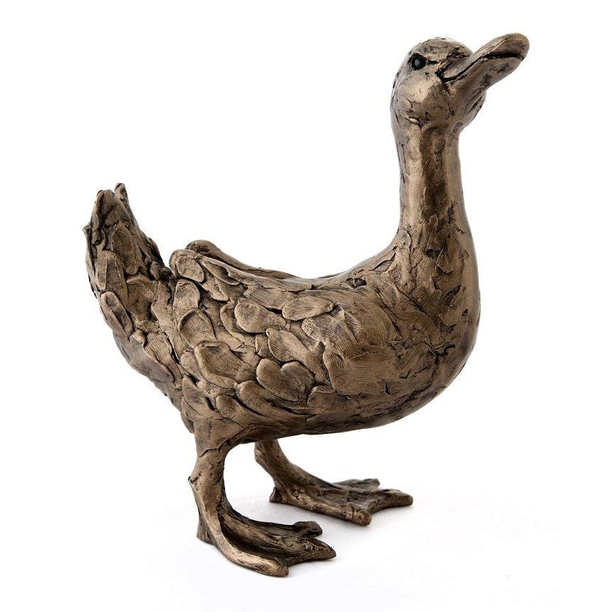Frith - Dilly Duck With Beak Up Sculpture By Thomas Meadows