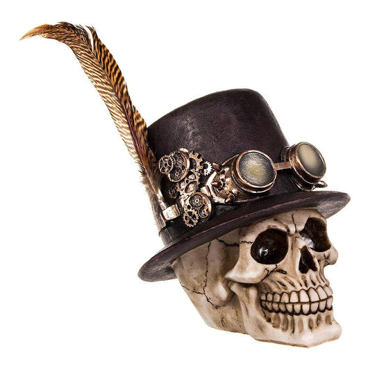 Steampunk Aristocrat Man Skull Ornament By Nemesis Now