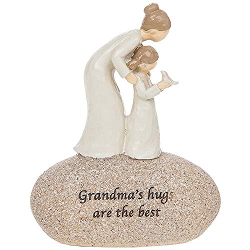 Grandma's Hugs Are The Best Sentimental Pebble Figure