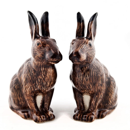 Hare Salt & Pepper Shakers