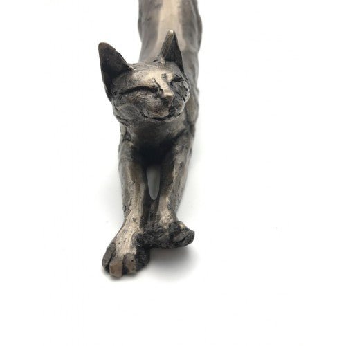 Frith - James Stretching Cat Sculpture By Paul Jenkins