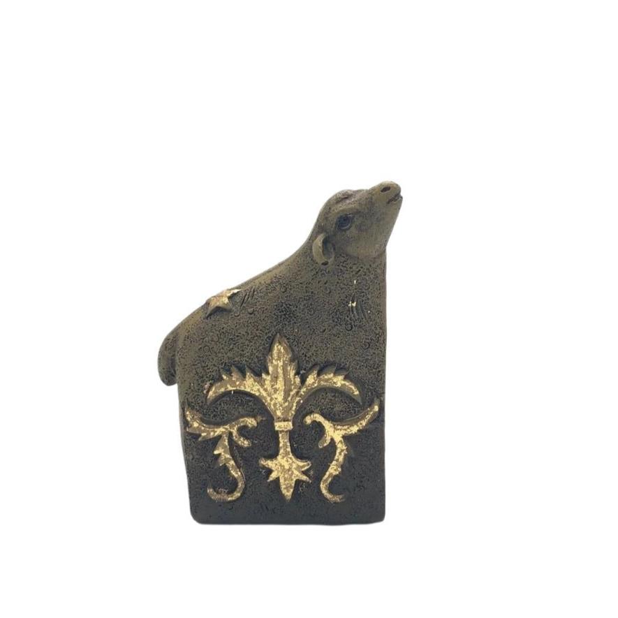 Christmas Decoration Nativity Set - Mary, Joseph, Jesus, Cow & Sheep