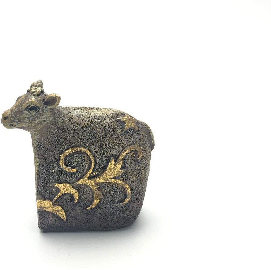 Christmas Decoration Nativity Set - Mary, Jesus, Joseph, Cow, Donkey & 2 Sheep