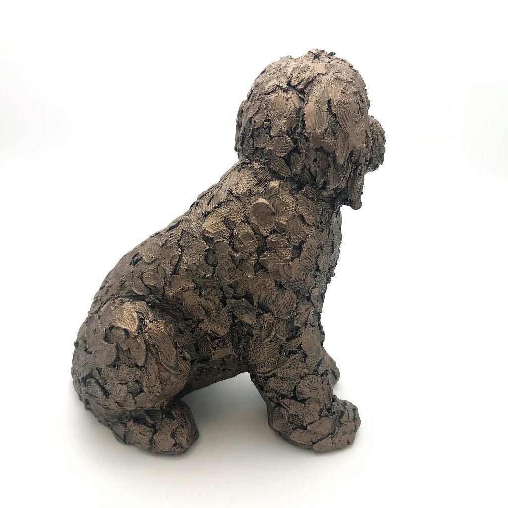 Frith - Lucy Cockapoo Dog Sculpture By Adrian Tinsley