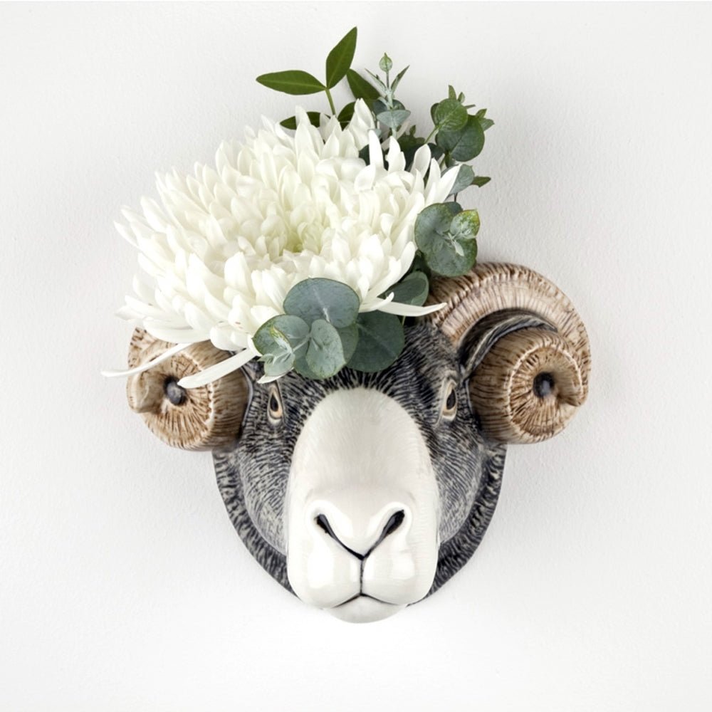 Swaledale Sheep Wall Vase