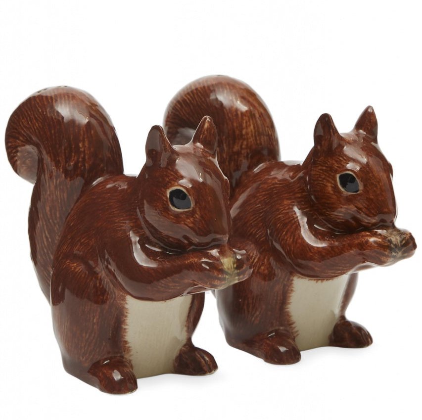 Red Squirrel Salt & Pepper Shakers
