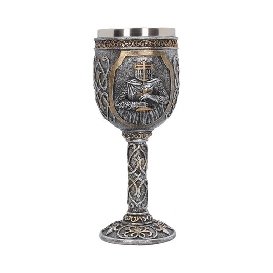Armoured Goblet, Medieval Knight Cup By Nemesis Now