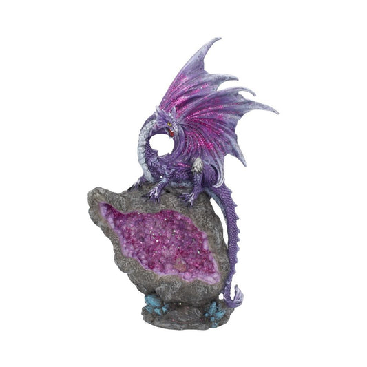 Purple Dragon Crystal Light Up Ornament Amethyst Custodian