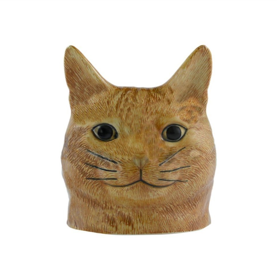 Vincent Ginger Cat Face Egg Cup